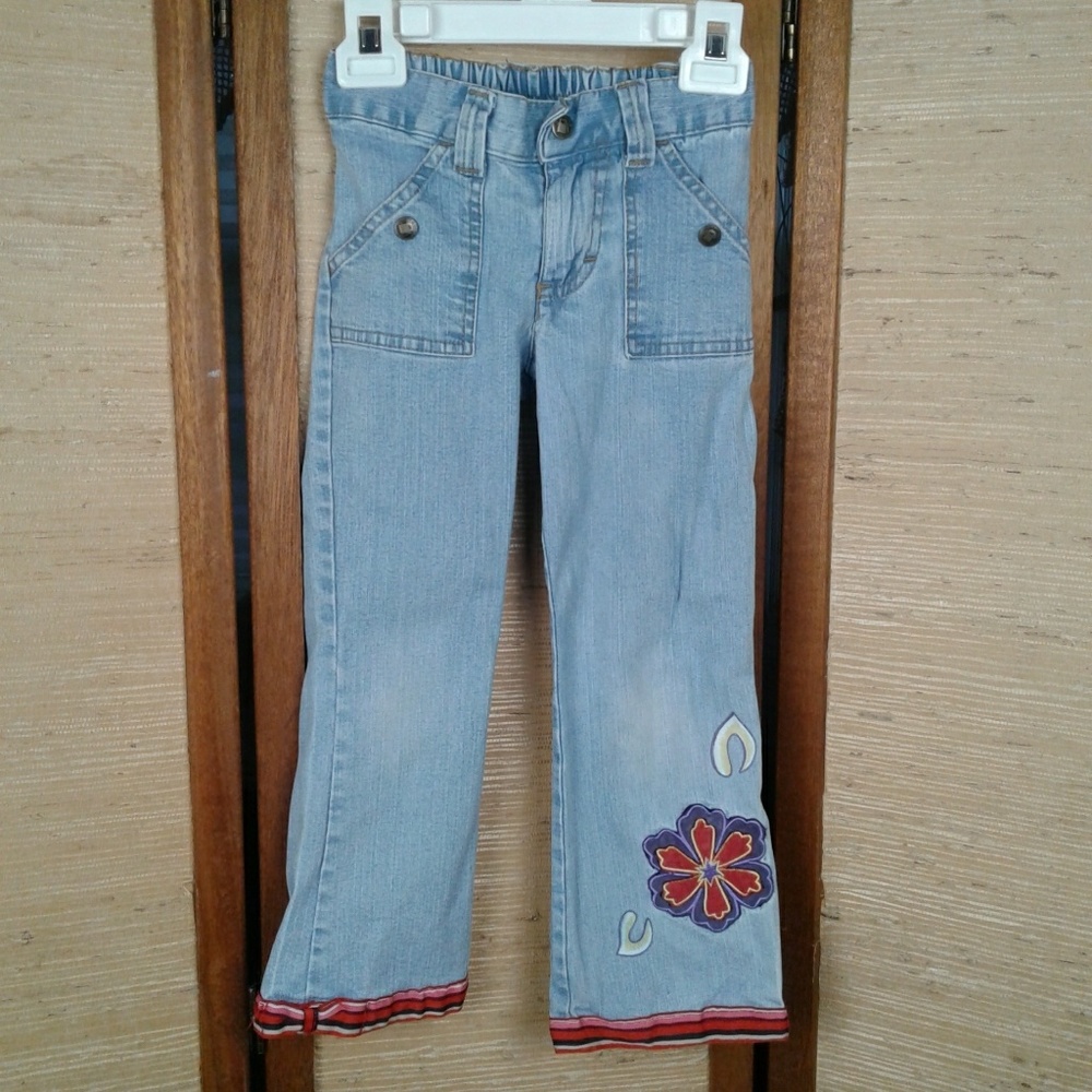 Gasoline embellished denim jeans 5
